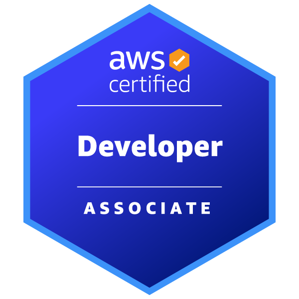 AWS Certified developer badge